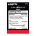 SATCO/NUVO 6.5W LED MR16 5000K 25 Degree Beam Spread GU10 Base 120V (S8679)