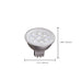 SATCO/NUVO 6.5MR16/LED/40'/30K/12V/90CRI 6.5W LED MR16 LED 3000K 40 Degree Beam Spread GU5.3 Base 12V AC/DC (S9616)