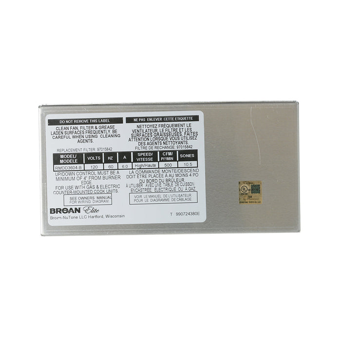 Broan-NuTone Gear Motor Kit With Micro Switches Fits Models RMDD3604 RMDD3604EX (S97017035)