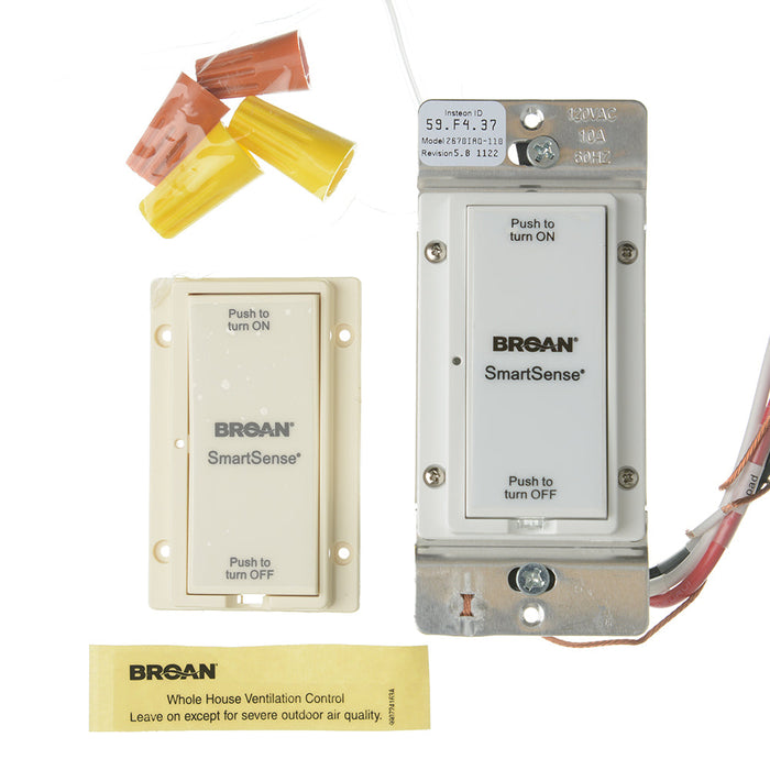 Broan-NuTone Wall Switch For Smart Sense 110 CFM Fan Fits Models SSQTXE110 (S97017260)