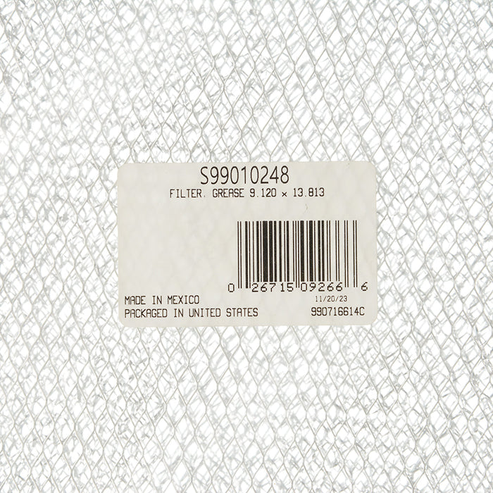 Broan-NuTone Aluminum Grease Filter 9-1/8 InchesX13-7/8 Inch See Chart Below For QTY Required Fits Models 60000 (S99010248)