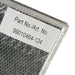 Broan-NuTone Service Filter Charcoal With Clips F/PM 24N (S99010464-124)