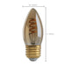 SATCO/NUVO 2ETC/SPIRAL/LED/AMB/120V 2.3W B10 LED Amber Medium Base 2000K 120Lm 120V (S9970)