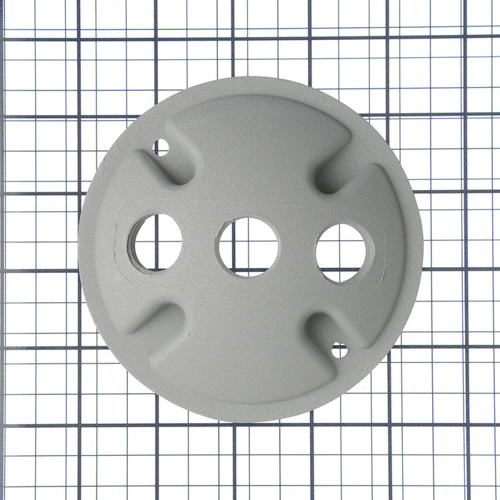 SATCO/NUVO 2-Light Die Cast Mounting Plate Light Gray (60-674)