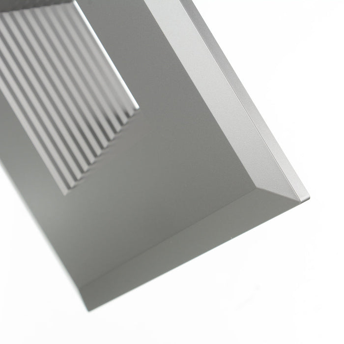 SATCO/NUVO Deep Baffle Trim 5-6 Inch Square Brushed Nickel Finish (80-995)