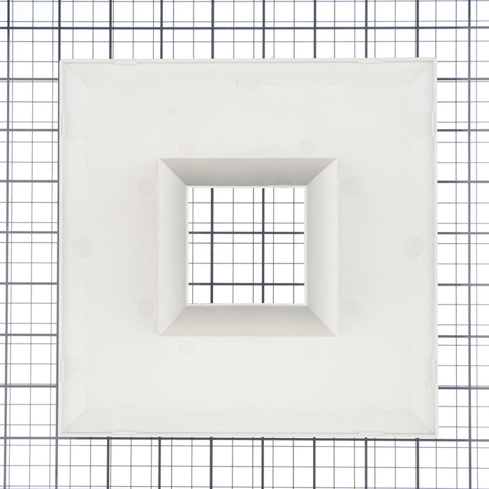 SATCO/NUVO Deep Baffle Trim 5-6 Inch Square Brushed Nickel Finish (80-995)