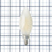 SATCO/NUVO 8W C11 LED Frosted Candelabra Base 2700K 90 CRI 760Lm 120V (S11384)