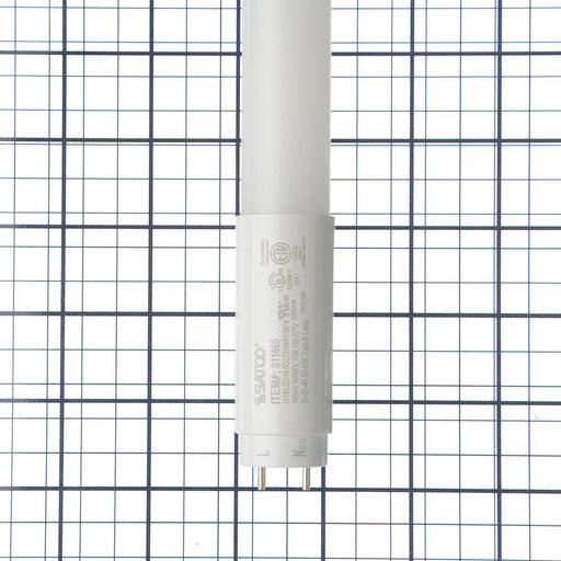 SATCO/NUVO 4 Foot LED T8 Lamp 15W CCT Selectable 3000K/3500K/4000K/5000K/6500K 120-277V 160 Degree Beam Angle 83 CRI G13 Base (S11665)