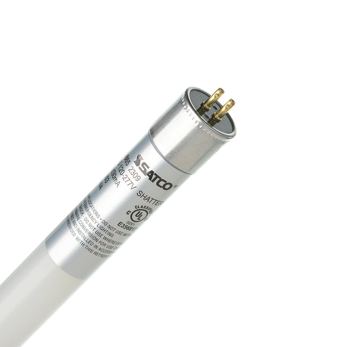 SATCO/NUVO 3W T5 LED Miniature Bi-Pin Base 6500K 50000 Hours 270Lm 120-277V Type B Ballast Bypass Double Ended Wiring (S11903)