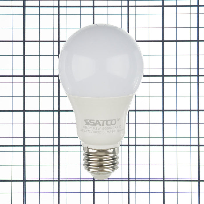 SATCO/NUVO 8.8W A19 LED 5000K Medium Base 220 Degree Beam Angle 120-277V (S28920)