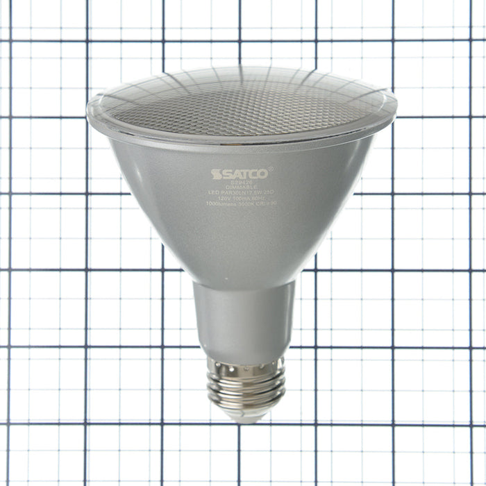 SATCO/NUVO 12.5W PAR30LN LED 3000K 25 Degree Beam Angle Medium Base 120V (S29426)