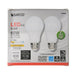 SATCO/NUVO 9.8W A19 LED Medium Base 2700K Frosted 220 Degree Beam Spread 120V 2-Pack Display Pack (S29699)