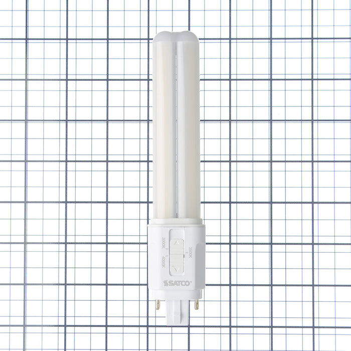 SATCO/NUVO 9.5W LED PL CCT Selectable 3000K/3500K/4000K G24Q Base Type A/B 120-277V (S29854)