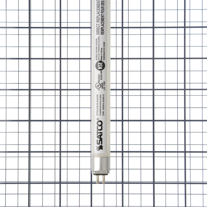 SATCO/NUVO 25W T5 LED Miniature Bi-Pin Base 4000K 50000 Hours 3500Lm Type A Ballast Dependent (S29910)