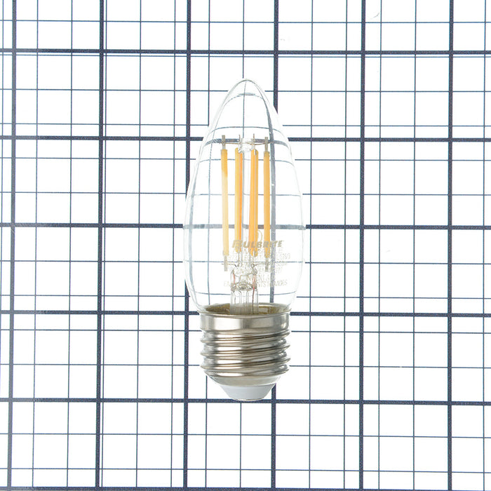 Bulbrite LED5B11/27K/FIL/E26/3 5W LED B11 2700K Filament Bulb E26 Base Fully Compatible Dimming 120V Clear (776733)