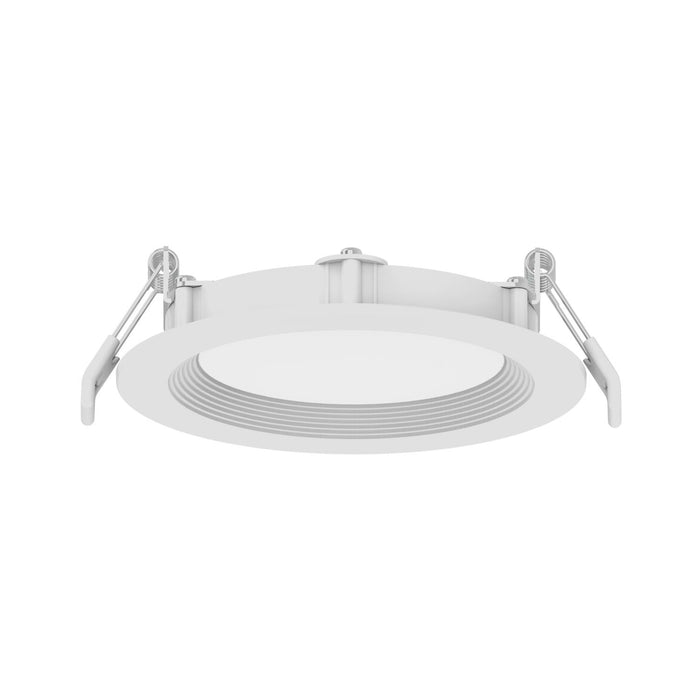 Maxlite 112159 Slim Baffle Round Downlight 4 Inch 10.5W 120V Triac Dimming CCT Selectable 2700K/3000K/3500K/4000K/5000K White (SBRD-4R10.5T9CS-W)