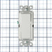 Lutron Diva Designer Style Satin Finish 15A Single-Pole Switch Glacier White (SC-1PS-GL)