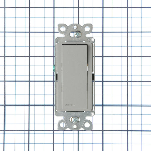 Lutron Diva Designer Style Satin Finish 15A Single-Pole Switch Pebble (SC-1PS-PB)