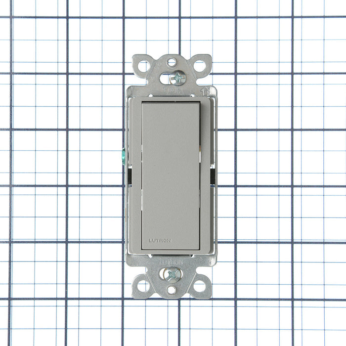 Lutron Diva Designer Style Satin Finish 15A Single-Pole Switch Pebble (SC-1PS-PB)