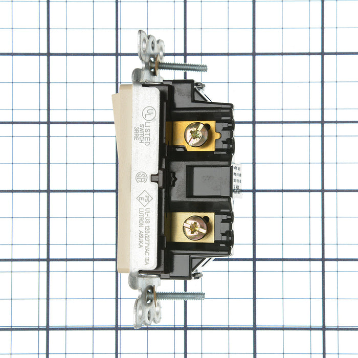 Lutron Diva Designer Style Satin Finish 15A Single-Pole Switch Sand (SC-1PS-SD)