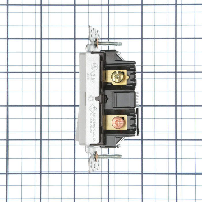 Lutron Diva Designer Style Satin Finish 15A 3-Way Switch Pebble (SC-3PS-PB)
