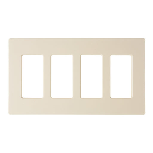 Lutron Satin Wall Plate 4-Gang Biscuit (SC-4-BI)