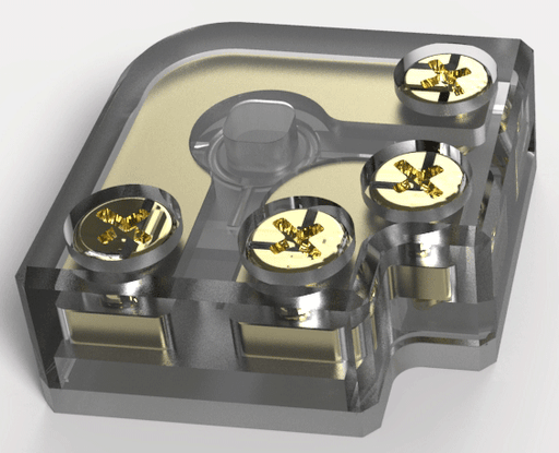 Lotus LED Lights Tape To Tape 90 Degree L-Shape Screw Connector For 8Mm And 10Mm Tape Light (SC-8-10-TT-9)