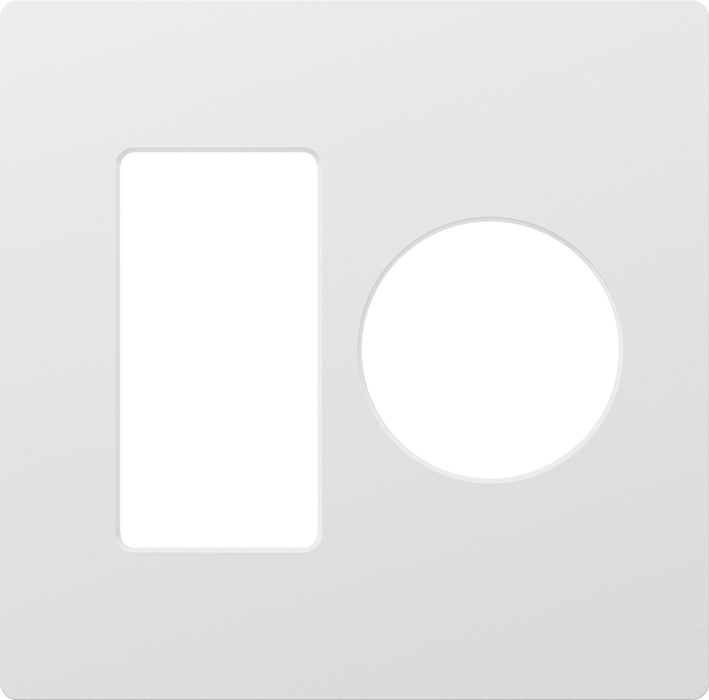 Lutron 2-Gang Claro Josh.ai Ready Wall Plate White (SC-XN-SW)