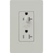 Lutron Satin 15A Tamper-Resistant Receptacle Palladium (SCR-15-HDTR-PD)