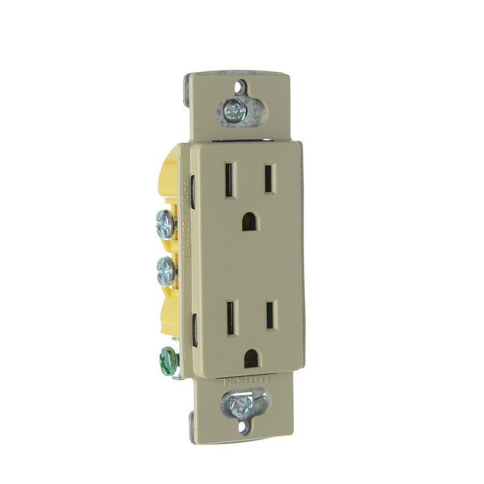 Lutron Claro Satin Finish Tamper-Resistant Receptacle 15A 125V Sage (SCR-15-SA)