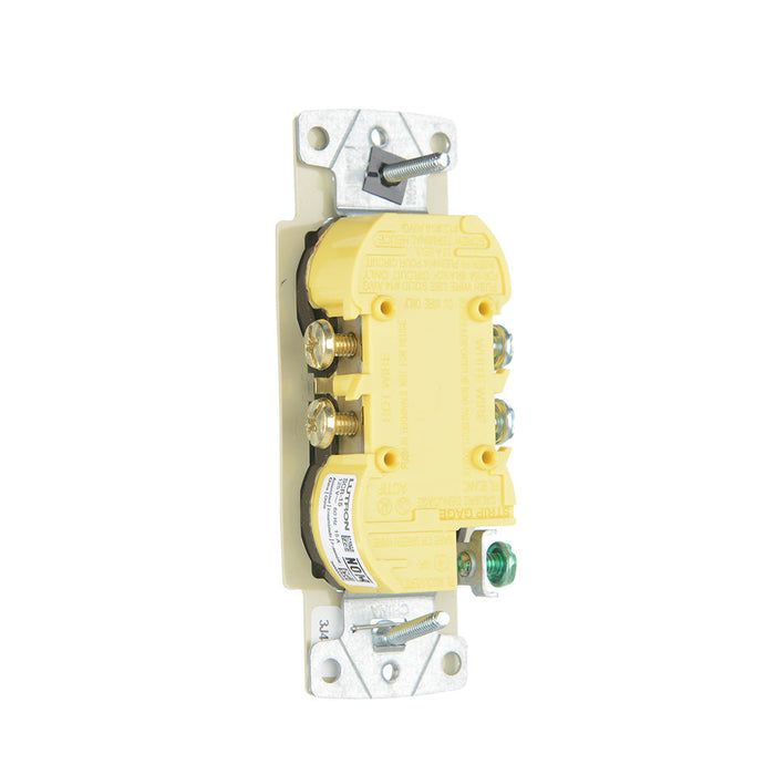 Lutron Claro Satin Finish Tamper-Resistant Receptacle 15A 125V Sage (SCR-15-SA)