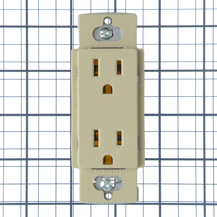 Lutron Claro Satin Finish Tamper-Resistant Receptacle 15A 125V Sage (SCR-15-SA)