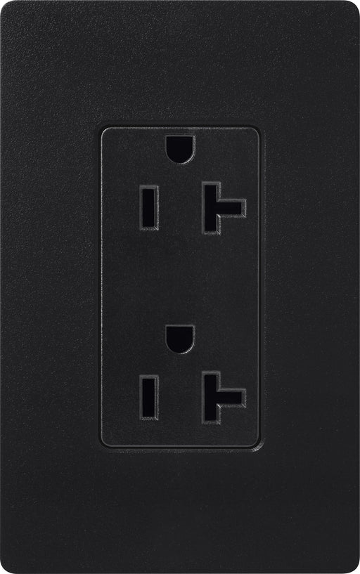 Lutron Satin 20A Receptacle Midnight (SCR-20-MN)