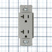 Lutron Claro Designer Receptacle 20A 125V Satin Finish Pebble (SCR-20-PB)