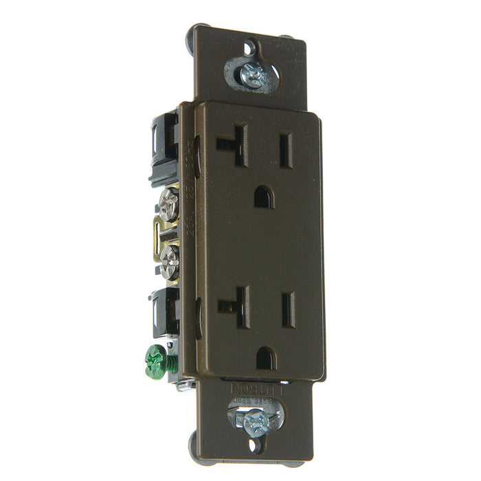 Lutron Claro Designer Tamper-Resistant Receptacle 20A 125V Satin Finish Pumice (SCR-20-PM)