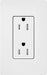 Lutron Satin 15A Receptacle Tamper-Resistant Snow (SCRS-15-TR-SW)