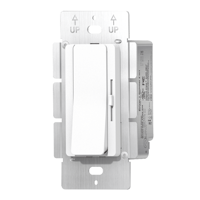 Lotus LED Lights Driver/Dimmer 2-In-1 For Single CCT LED 24V 96W For Use With All Single CCT/DTW LED Tape; All 24V DC Fixtures; 24V Pucks;24V Step Lights (SDD-24096-DIM)