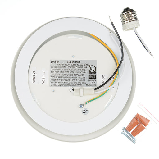 TCP LED Junction Box Downlights 11W Surface Mount Disc Dimmable 5000K (SDL61D50K)