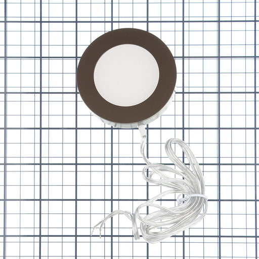 GM Lighting 12VDC 3W Dimmable LED Puck Light 110Lm 3000K 80 CRI Bronze (SDP-3-BZ)