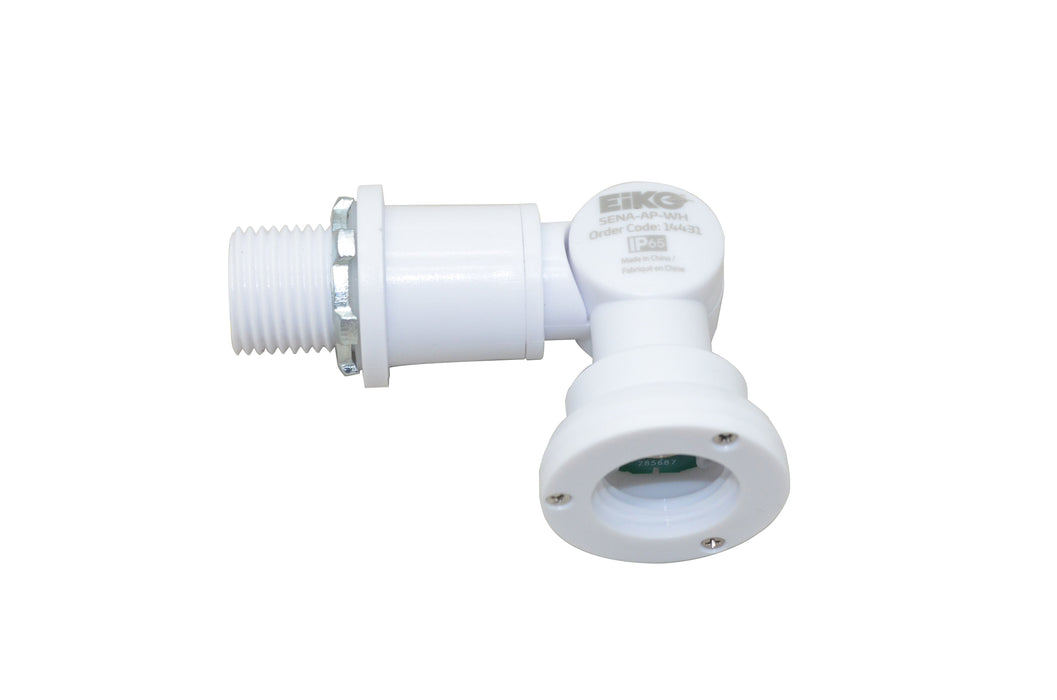 EIKO SENA-AP-WH Screw-In IP65 White Stem Swivel Mounting Bracket 12-24Vdc Maximum 22Awg 2 Foot V+[1:Yellow] Dim-[2:Pink] Dim+[3:Purple] (14431)