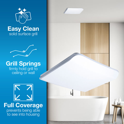 Air King 50/80/100 CFM Energy Star Certified Slim Mount Exhaust Fan (SF5810)