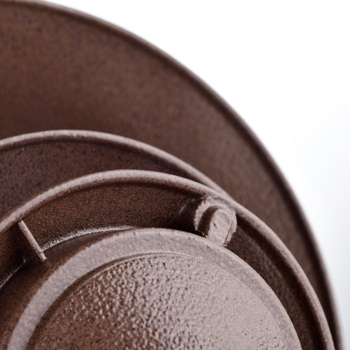 SATCO/NUVO Pagoda Garden Fixture Large 10 Inch Hood 1-Light 3 Louver Old Bronze Finish (SF76-637)