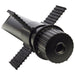 SATCO/NUVO 2 Inch PVC Mount Post With Black Cap (SF76-643)