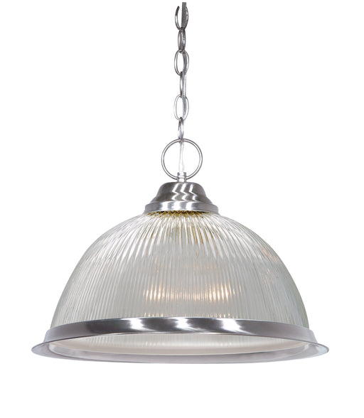 SATCO/NUVO 1-Light 15 Inch Pendant Frosted Prismatic Dome (SF76-691)