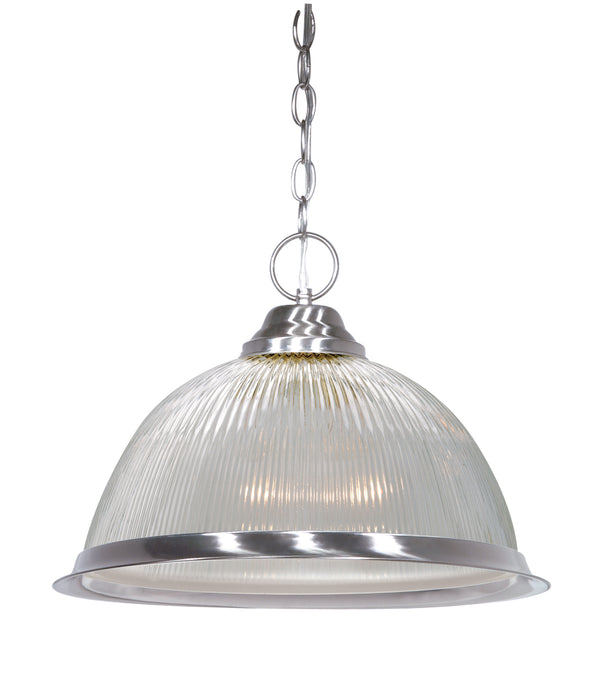 SATCO/NUVO 1-Light 15 Inch Pendant Frosted Prismatic Dome (SF76-691)