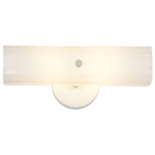 SATCO/NUVO 2 Light-14 Inch-Vanity With White U Channel Glass (SF77-087)