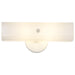 SATCO/NUVO 2 Light-14 Inch-Vanity With White U Channel Glass (SF77-087)