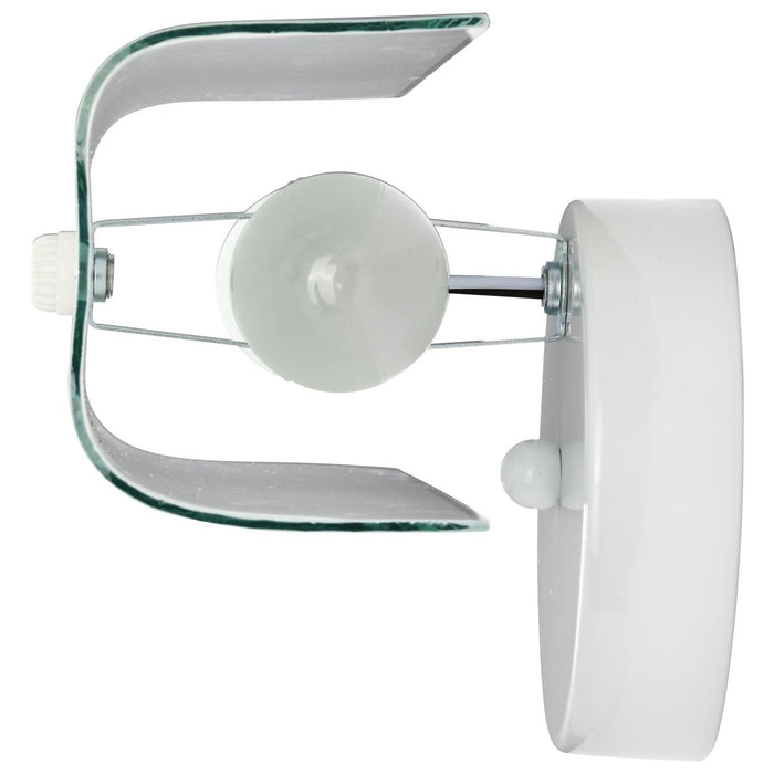 SATCO/NUVO 2 Light-14 Inch-Vanity With White U Channel Glass (SF77-087)