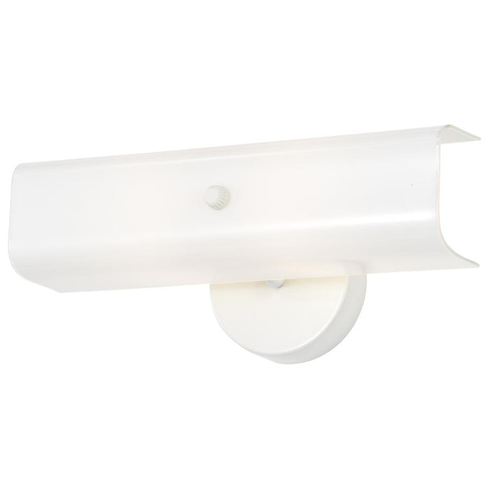 SATCO/NUVO 2 Light-14 Inch-Vanity With White U Channel Glass (SF77-087)