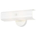 SATCO/NUVO 2 Light-14 Inch-Vanity With White U Channel Glass (SF77-087)
